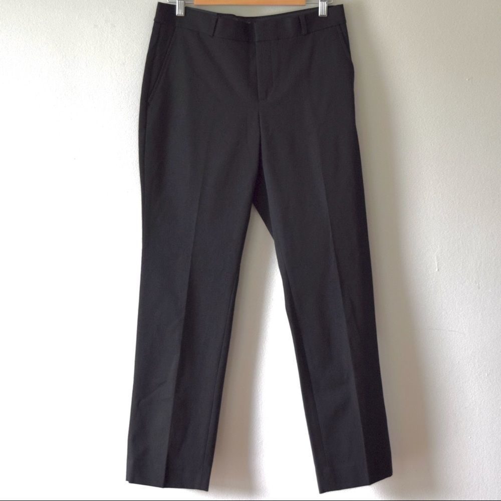 BANANA REPUBLIC Ryan Slim Straight-Fit Pants, Black, Size 8 - Picture 3 of 14